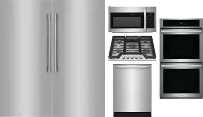 6 Piece Package Includes Refrigerator, Freezer, Cooktop, Wall Oven, Microwave And Dishwasher