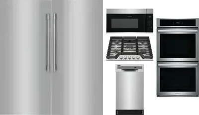6 Piece Package Includes Refrigerator, Freezer, Cooktop, Wall Oven, Microwave And Dishwasher