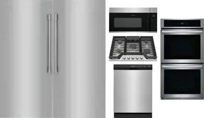 6 Piece Package Includes Refrigerator, Freezer, Cooktop, Wall Oven, Microwave And Dishwasher