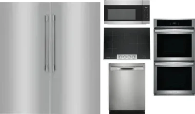 6 Piece Package Includes Refrigerator, Freezer, Cooktop, Wall Oven, Microwave And Dishwasher