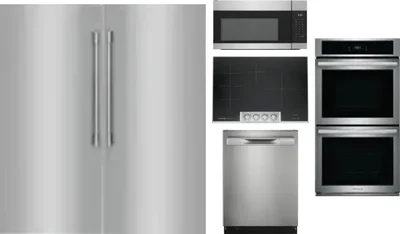 6 Piece Package Includes Refrigerator, Freezer, Cooktop, Wall Oven, Microwave And Dishwasher