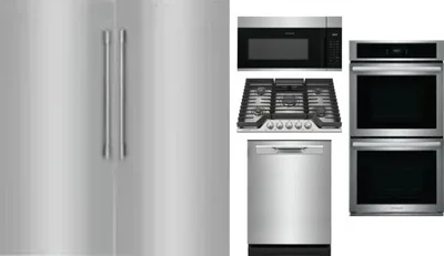 6 Piece Package Includes Refrigerator, Freezer, Cooktop, Wall Oven, Microwave And Dishwasher