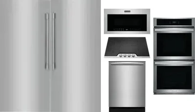 6 Piece Package Includes Refrigerator, Freezer, Cooktop, Wall Oven, Microwave And Dishwasher