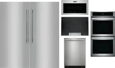 6 Piece Package Includes Refrigerator, Freezer, Cooktop, Wall Oven, Microwave And Dishwasher