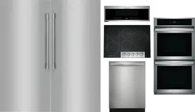 6 Piece Package Includes Refrigerator, Freezer, Cooktop, Wall Oven, Microwave And Dishwasher