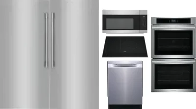 6 Piece Package Includes Refrigerator, Freezer, Cooktop, Wall Oven, Microwave And Dishwasher