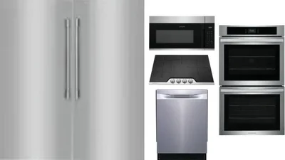 6 Piece Package Includes Refrigerator, Freezer, Cooktop, Wall Oven, Microwave And Dishwasher