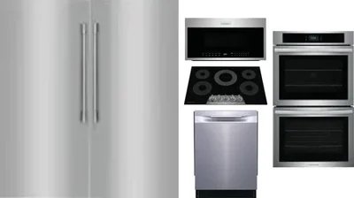 6 Piece Package Includes Refrigerator, Freezer, Cooktop, Wall Oven, Microwave And Dishwasher
