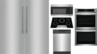 6 Piece Package Includes Refrigerator, Freezer, Cooktop, Wall Oven, Microwave And Dishwasher