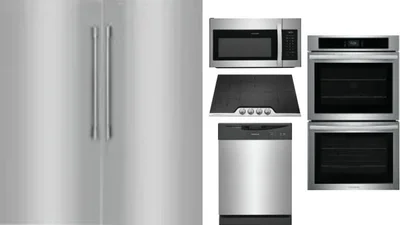 6 Piece Package Includes Refrigerator, Freezer, Cooktop, Wall Oven, Microwave And Dishwasher