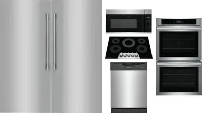 6 Piece Package Includes Refrigerator, Freezer, Cooktop, Wall Oven, Microwave And Dishwasher