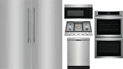 6 Piece Package Includes Refrigerator, Freezer, Cooktop, Wall Oven, Microwave And Dishwasher