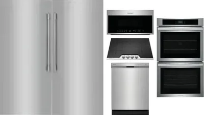 6 Piece Package Includes Refrigerator, Freezer, Cooktop, Wall Oven, Microwave And Dishwasher