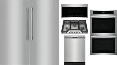 6 Piece Package Includes Refrigerator, Freezer, Cooktop, Wall Oven, Microwave And Dishwasher