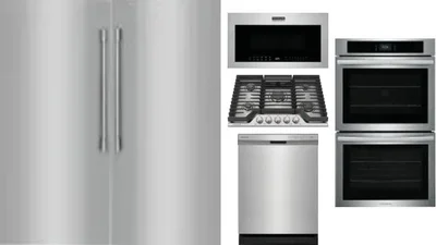 6 Piece Package Includes Refrigerator, Freezer, Cooktop, Wall Oven, Microwave And Dishwasher