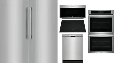 6 Piece Package Includes Refrigerator, Freezer, Cooktop, Wall Oven, Microwave And Dishwasher