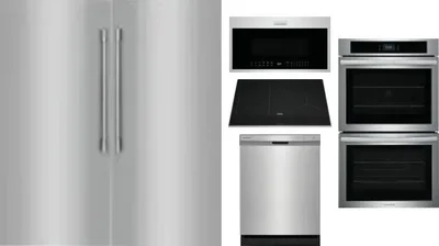 6 Piece Package Includes Refrigerator, Freezer, Cooktop, Wall Oven, Microwave And Dishwasher