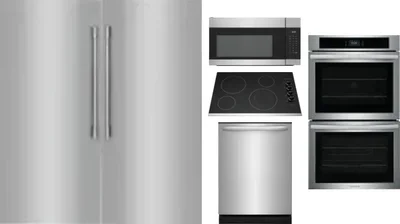 6 Piece Package Includes Refrigerator, Freezer, Cooktop, Wall Oven, Microwave And Dishwasher