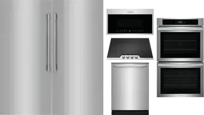 6 Piece Package Includes Refrigerator, Freezer, Cooktop, Wall Oven, Microwave And Dishwasher