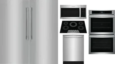 6 Piece Package Includes Refrigerator, Freezer, Cooktop, Wall Oven, Microwave And Dishwasher