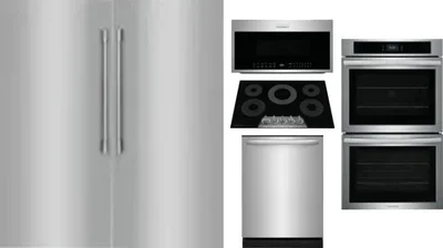 6 Piece Package Includes Refrigerator, Freezer, Cooktop, Wall Oven, Microwave And Dishwasher