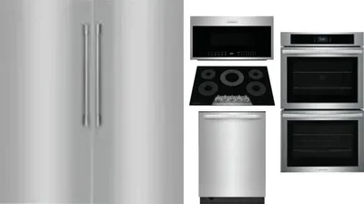 6 Piece Package Includes Refrigerator, Freezer, Cooktop, Wall Oven, Microwave And Dishwasher