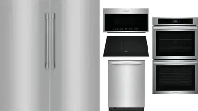6 Piece Package Includes Refrigerator, Freezer, Cooktop, Wall Oven, Microwave And Dishwasher