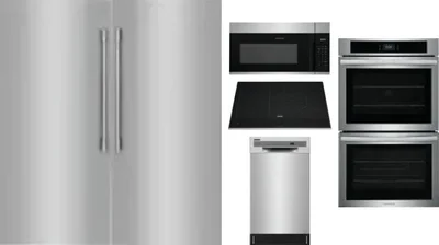 6 Piece Package Includes Refrigerator, Freezer, Cooktop, Wall Oven, Microwave And Dishwasher