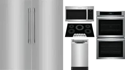 6 Piece Package Includes Refrigerator, Freezer, Cooktop, Wall Oven, Microwave And Dishwasher