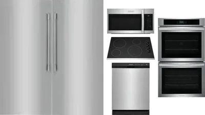 6 Piece Package Includes Refrigerator, Freezer, Cooktop, Wall Oven, Microwave And Dishwasher