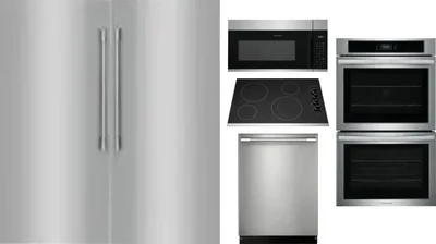 6 Piece Package Includes Refrigerator, Freezer, Cooktop, Wall Oven, Microwave And Dishwasher