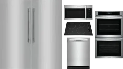 6 Piece Package Includes Refrigerator, Freezer, Cooktop, Wall Oven, Microwave And Dishwasher