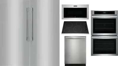 6 Piece Package Includes Refrigerator, Freezer, Cooktop, Wall Oven, Microwave And Dishwasher