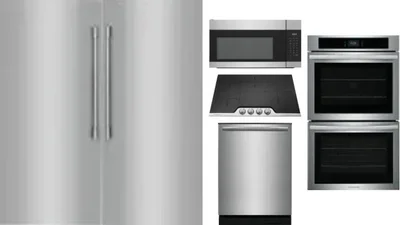 6 Piece Package Includes Refrigerator, Freezer, Cooktop, Wall Oven, Microwave And Dishwasher