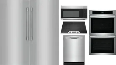 6 Piece Package Includes Refrigerator, Freezer, Cooktop, Wall Oven, Microwave And Dishwasher