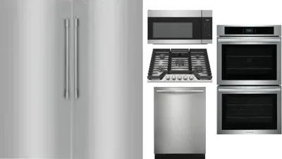 6 Piece Package Includes Refrigerator, Freezer, Cooktop, Wall Oven, Microwave And Dishwasher