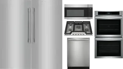 6 Piece Package Includes Refrigerator, Freezer, Cooktop, Wall Oven, Microwave And Dishwasher