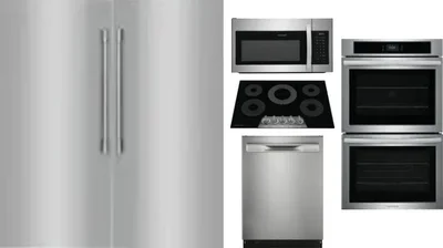 6 Piece Package Includes Refrigerator, Freezer, Cooktop, Wall Oven, Microwave And Dishwasher