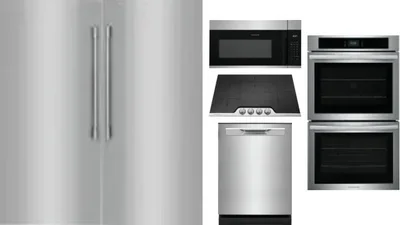 6 Piece Package Includes Refrigerator, Freezer, Cooktop, Wall Oven, Microwave And Dishwasher