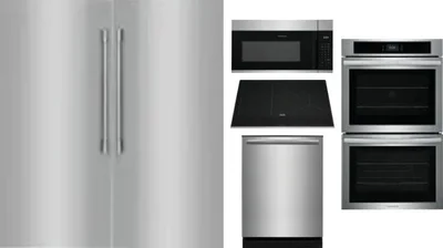 6 Piece Package Includes Refrigerator, Freezer, Cooktop, Wall Oven, Microwave And Dishwasher