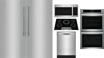 6 Piece Package Includes Refrigerator, Freezer, Cooktop, Wall Oven, Microwave And Dishwasher