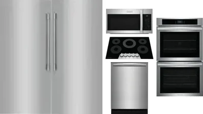 6 Piece Package Includes Refrigerator, Freezer, Cooktop, Wall Oven, Microwave And Dishwasher
