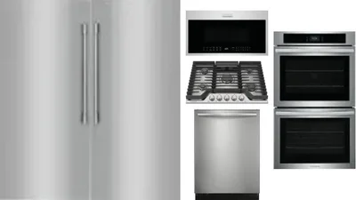 6 Piece Package Includes Refrigerator, Freezer, Cooktop, Wall Oven, Microwave And Dishwasher