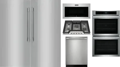 6 Piece Package Includes Refrigerator, Freezer, Cooktop, Wall Oven, Microwave And Dishwasher