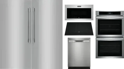 6 Piece Package Includes Refrigerator, Freezer, Cooktop, Wall Oven, Microwave And Dishwasher