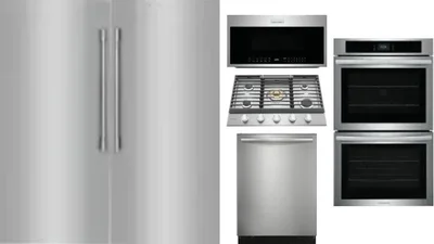6 Piece Package Includes Refrigerator, Freezer, Cooktop, Wall Oven, Microwave And Dishwasher