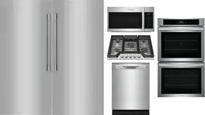 6 Piece Package Includes Refrigerator, Freezer, Cooktop, Wall Oven, Microwave And Dishwasher
