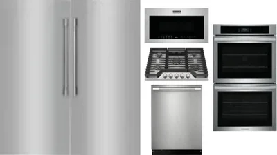 6 Piece Package Includes Refrigerator, Freezer, Cooktop, Wall Oven, Microwave And Dishwasher
