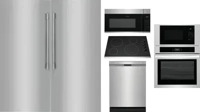 6 Piece Package Includes Refrigerator, Freezer, Cooktop, Wall Oven, Microwave And Dishwasher