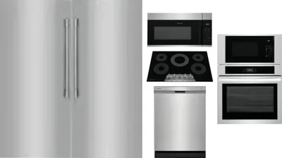 6 Piece Package Includes Refrigerator, Freezer, Cooktop, Wall Oven, Microwave And Dishwasher